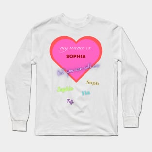 Sophia Long Sleeve T-Shirt